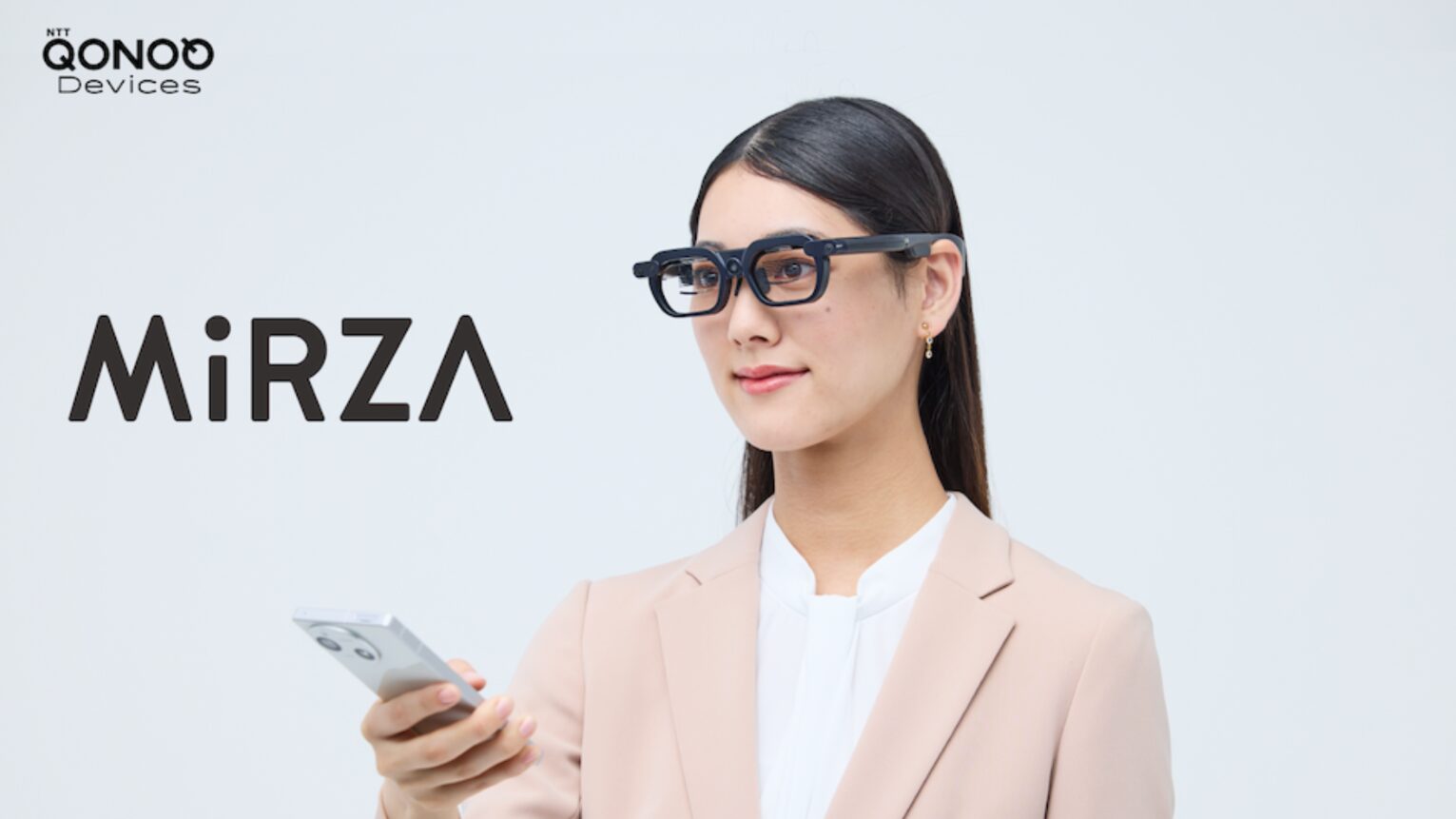 スマホ接続をワイヤレスで実現！】メガネ型高性能XRグラス「MiRZA」を